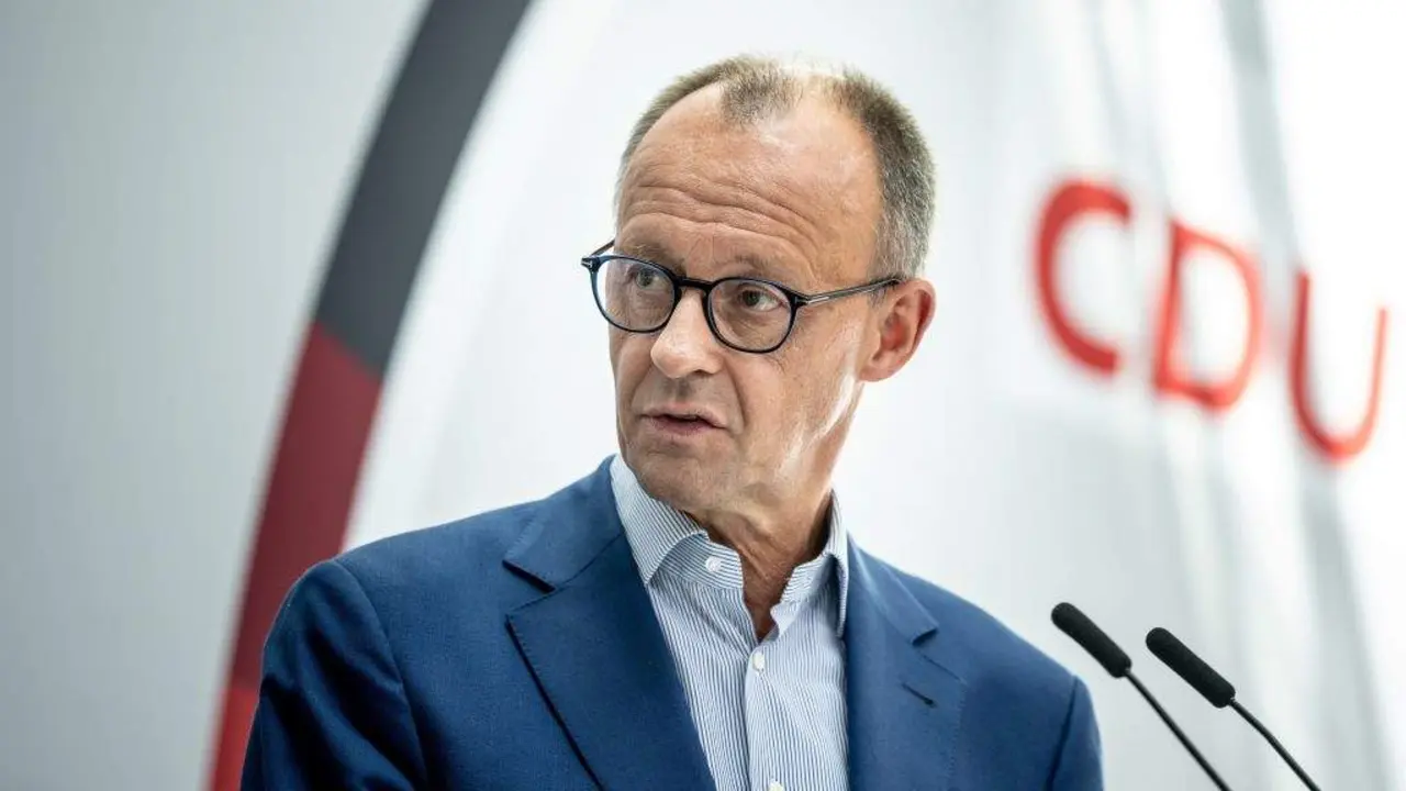 Friedrich Merz, presidente da CDU alem&aacute;. (Foto: Michael Kappeler / DPA).