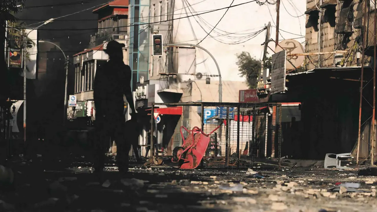 O campo de refuxiados de Xen&iacute;n tras a operaci&oacute;n militar que tivo lugar entre o 3 e o 5 de xullo (Foto: Diana Khwaelid).