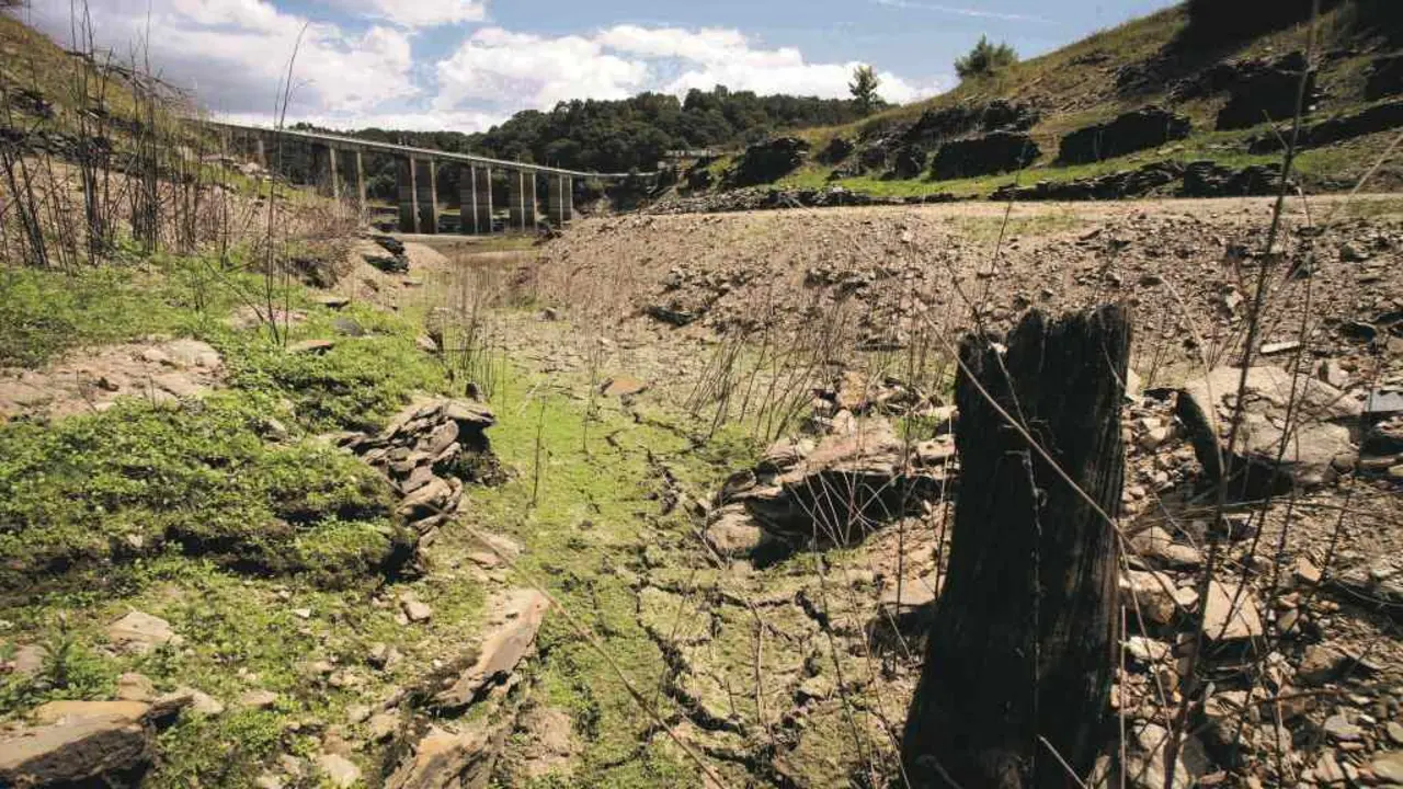 Encoro de Belesar, en Chantada, esta fin de semana. (Foto: Europa Press)