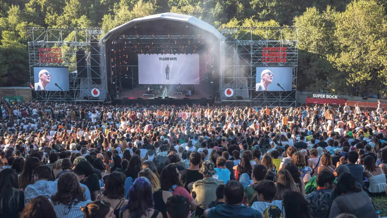 P&uacute;blico do Festival de Paredes de Coura (distrito de Viana do Castelo, Norte de Portugal) durante a edici&oacute;n de 2022 (Foto: Pedro Silva).