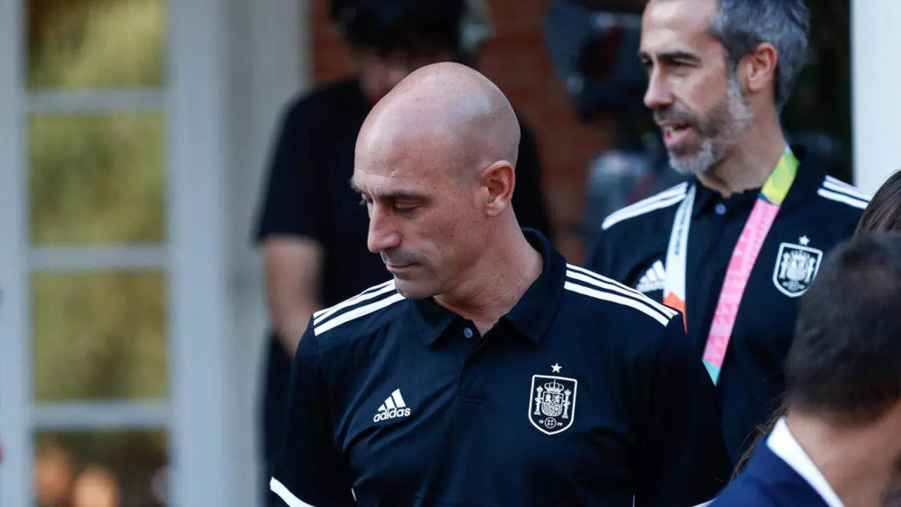 Luis Rubiales, presidente da RFEF, o 22 de agosto na Moncloa. (Foto: Oscar J. Barroso / Afp7 / Europa Press)