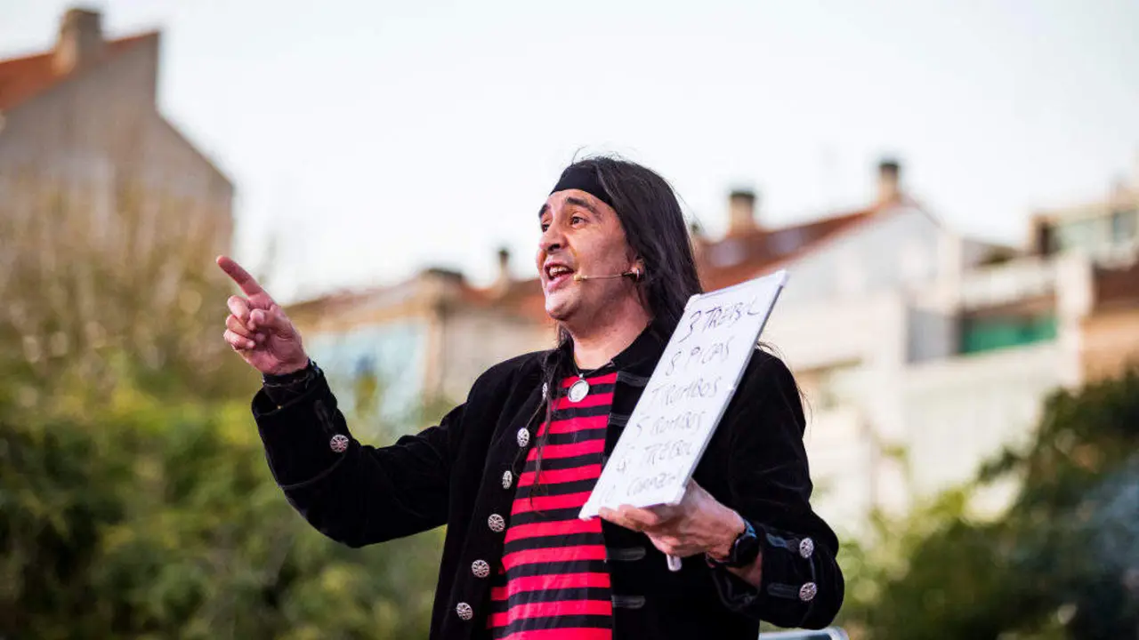 H&eacute;ctor Guerra, O Mago Teto, durante o espect&aacute;culo Rock &lsquo;N&rsquo; Magic. (Foto: Roc&iacute;o Cibes)