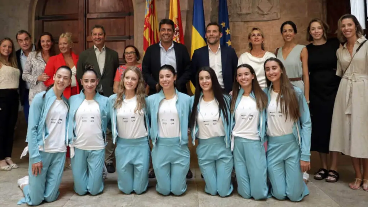 Recepci&oacute;n das subcampioas do mundo por parte do Executivo do Pa&iacute;s Valenci&agrave;.