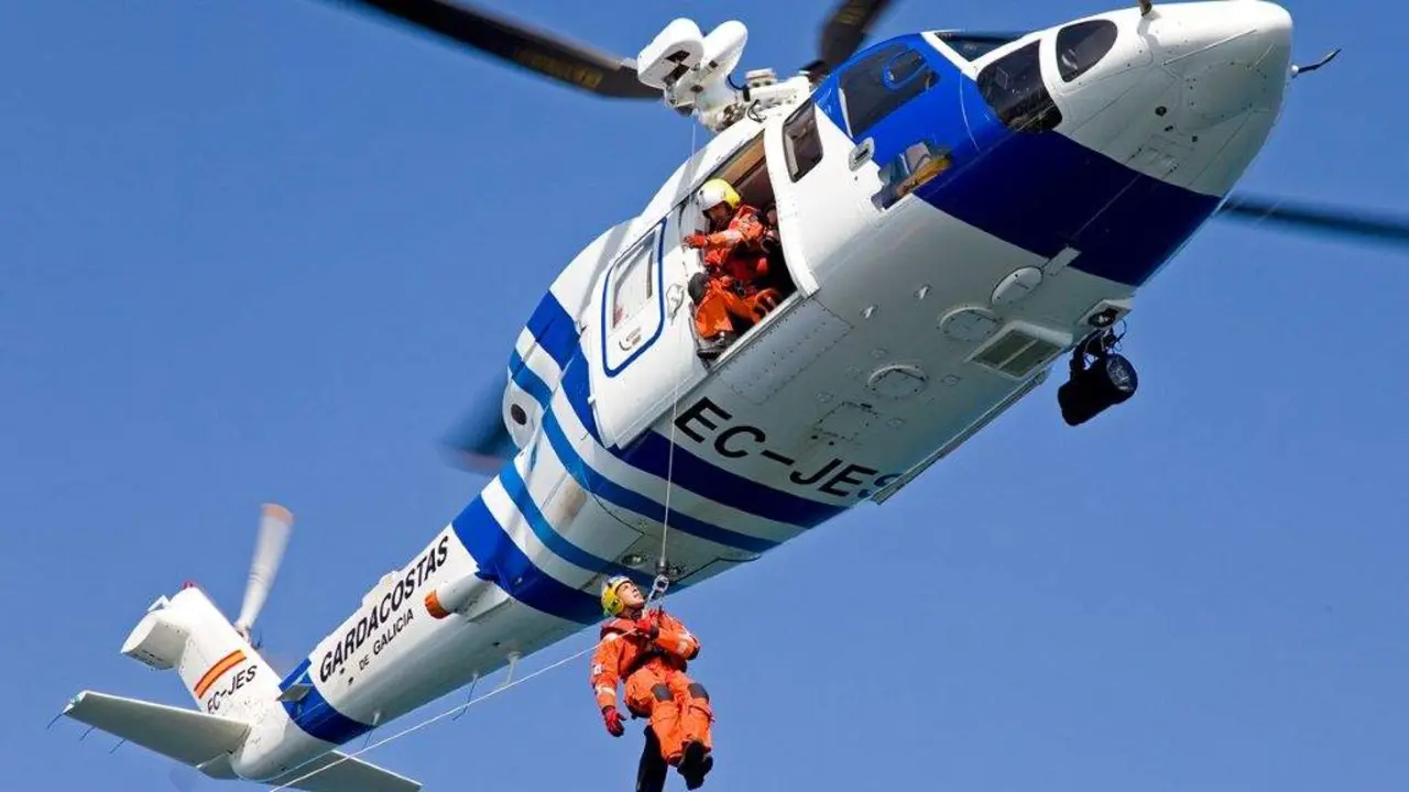 Helic&oacute;ptero de salvamento Pesca II (Foto: Europa Press).