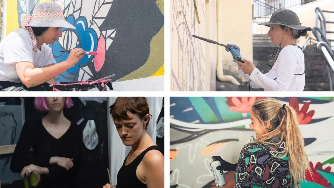 De esquerda a dereita e de arriba a abaixo: Amaia Arrazola, 
Doa Oa, Eloise Gillow e Julieta XLF. (Fotos: Nohayachediaries / Jaiku187 / Love.whatsurvives)