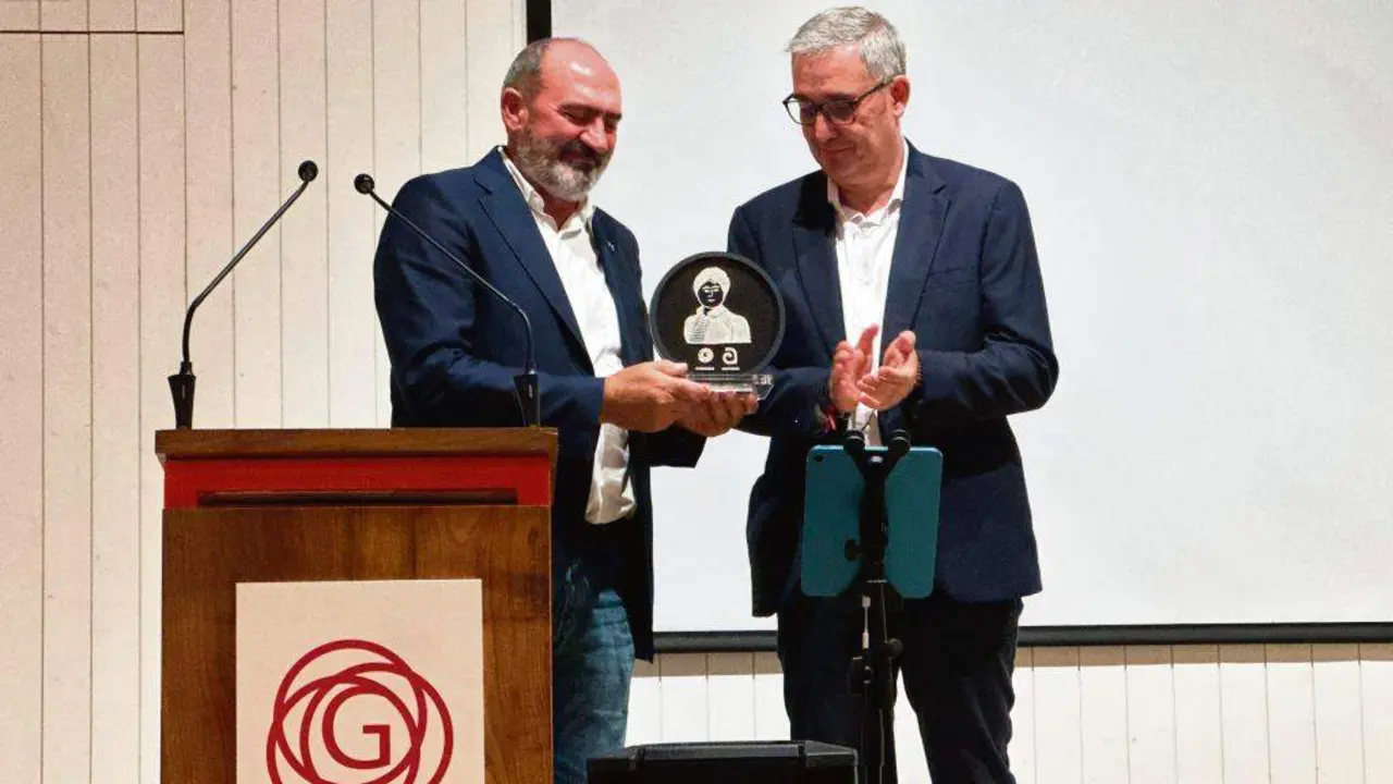 Anxo Angueira e Blas Garc&iacute;a no acto desta segunda feira.