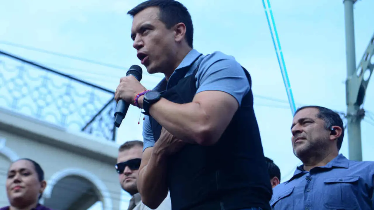O novo presidente do Ecuador, Daniel Noboa (Foto: Europa Press / Contacto / Alejandro Baque).