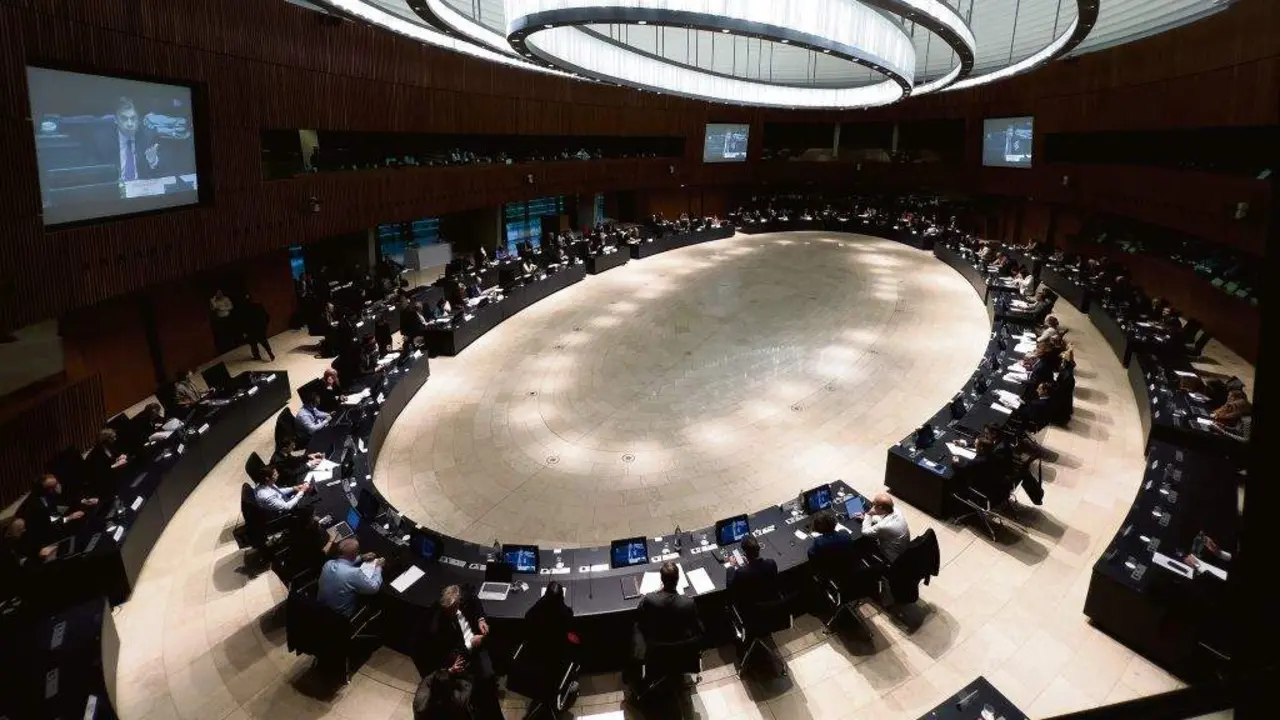 Reuni&oacute;n do Consello europeo, con presenza dos ministros de Exteriores dos Estados membros da UE. (Foto: Europa.eu)