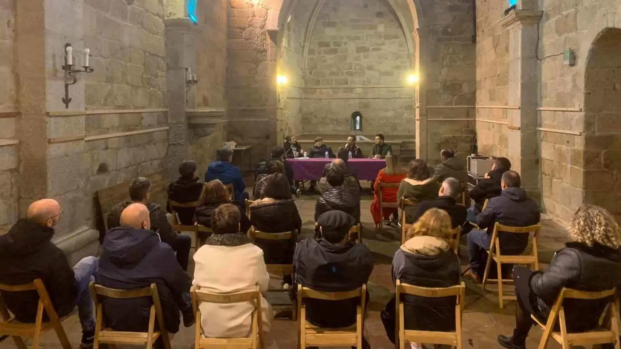 Mar&iacute;a Obelleiro, Xos&eacute; Lois 'O Carrabouxo', Ram&oacute;n Seoane e Roberto Pascual, esta sexta feira en Ribadavia.
