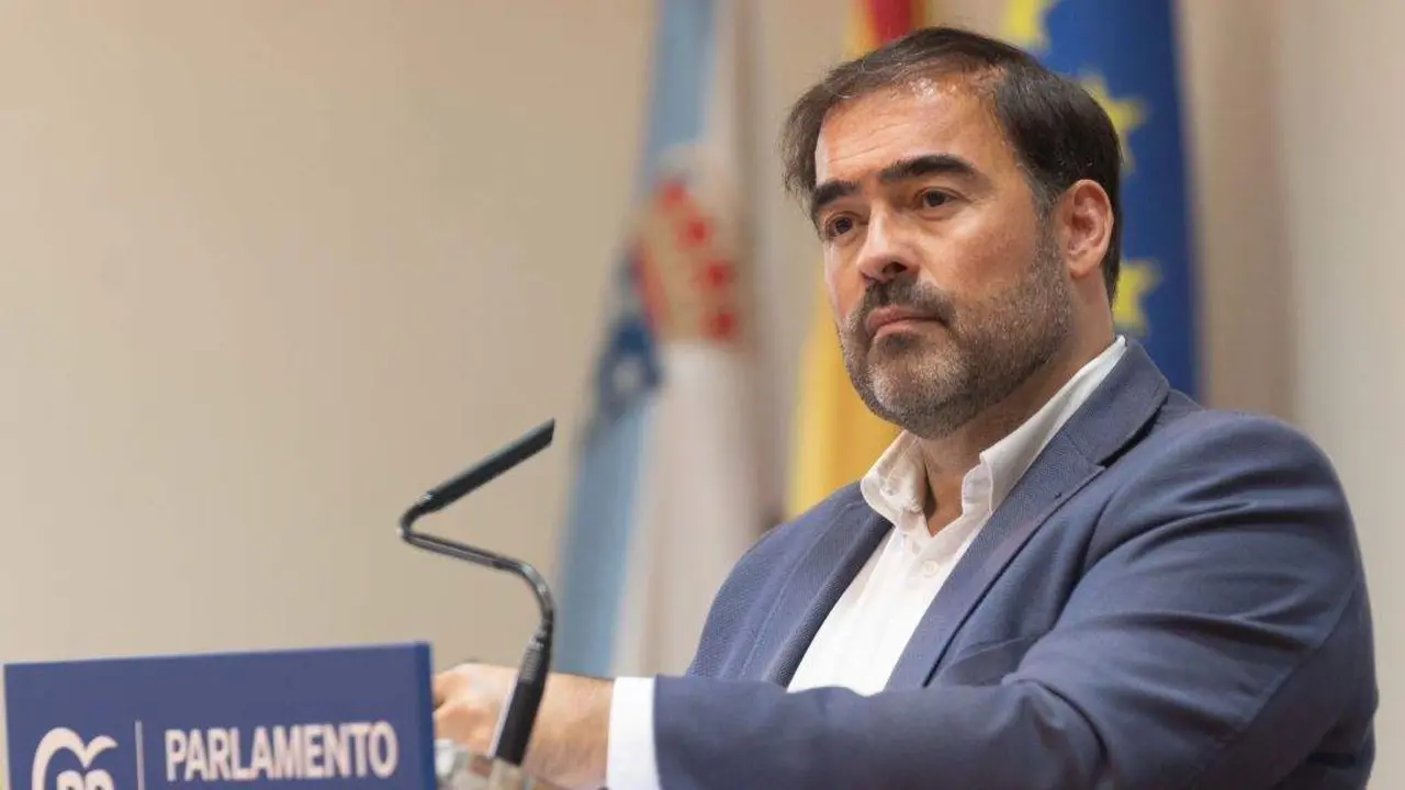 O portavoz do PP no Parlamento galego, Alberto Pazos. (Foto: Europa Press)