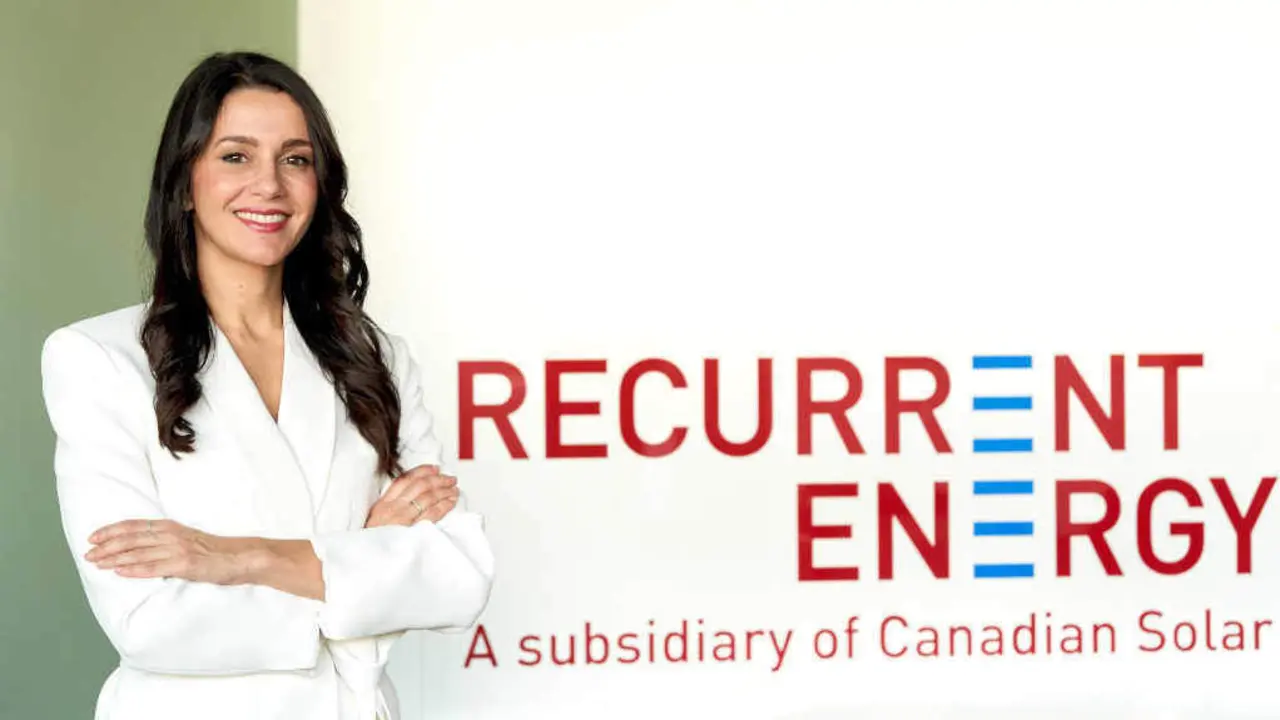 Anuncio de Recurrent Energy con In&eacute;s Arrimadas (Foto: Recurret Energy).