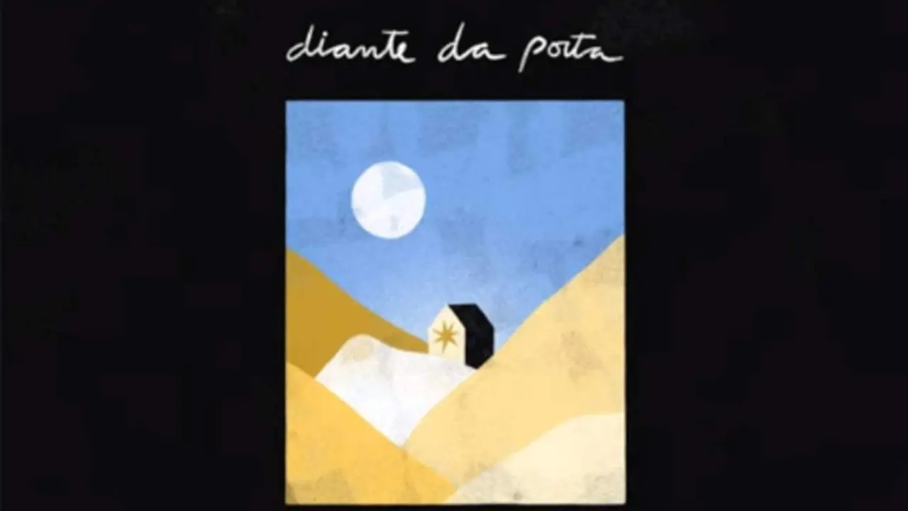 Capa de 'Diante da Porta' de Fuxan os Ventos (Ilustraci&oacute;n de Agus Shuan).