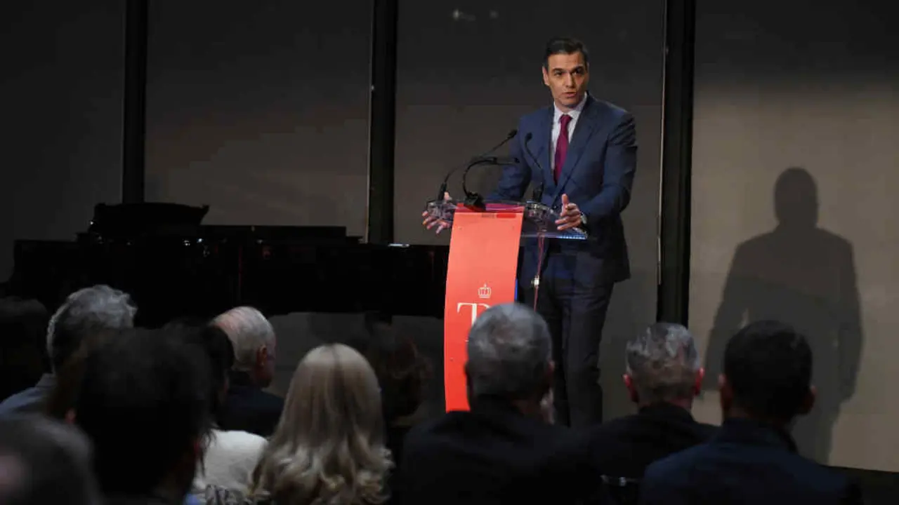 O presidente do Estado espa&ntilde;ol, Pedro S&aacute;nchez, a segunda feira. (Foto: Fernando S&aacute;nchez / Europa Press)