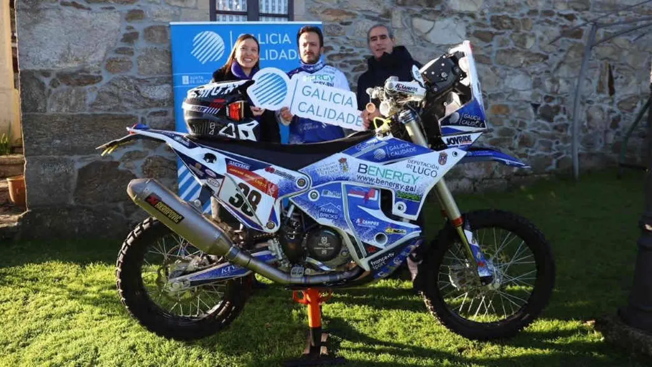 Iglesias, do Team Monforte, logrou completar o Dakar. (Foto: Xunta).