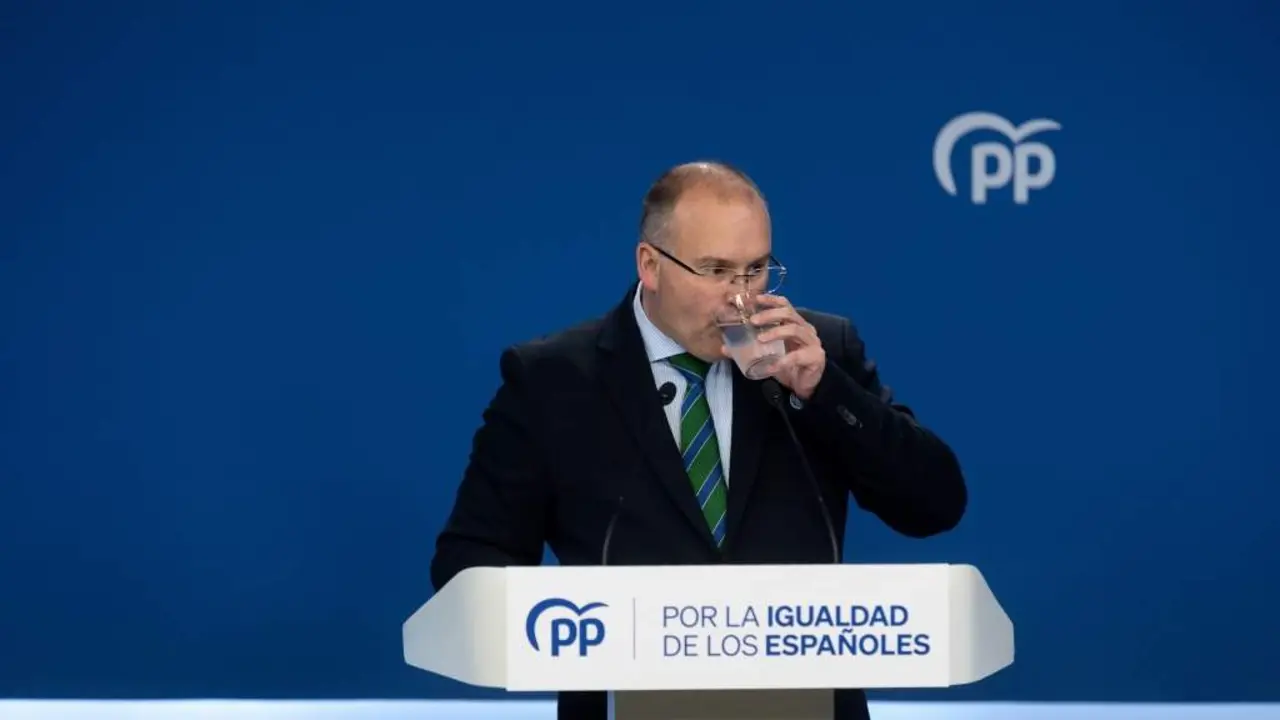 Miguel Tellado, esta cuarta feira. (Foto: Eduardo Parra / Europa Press)
