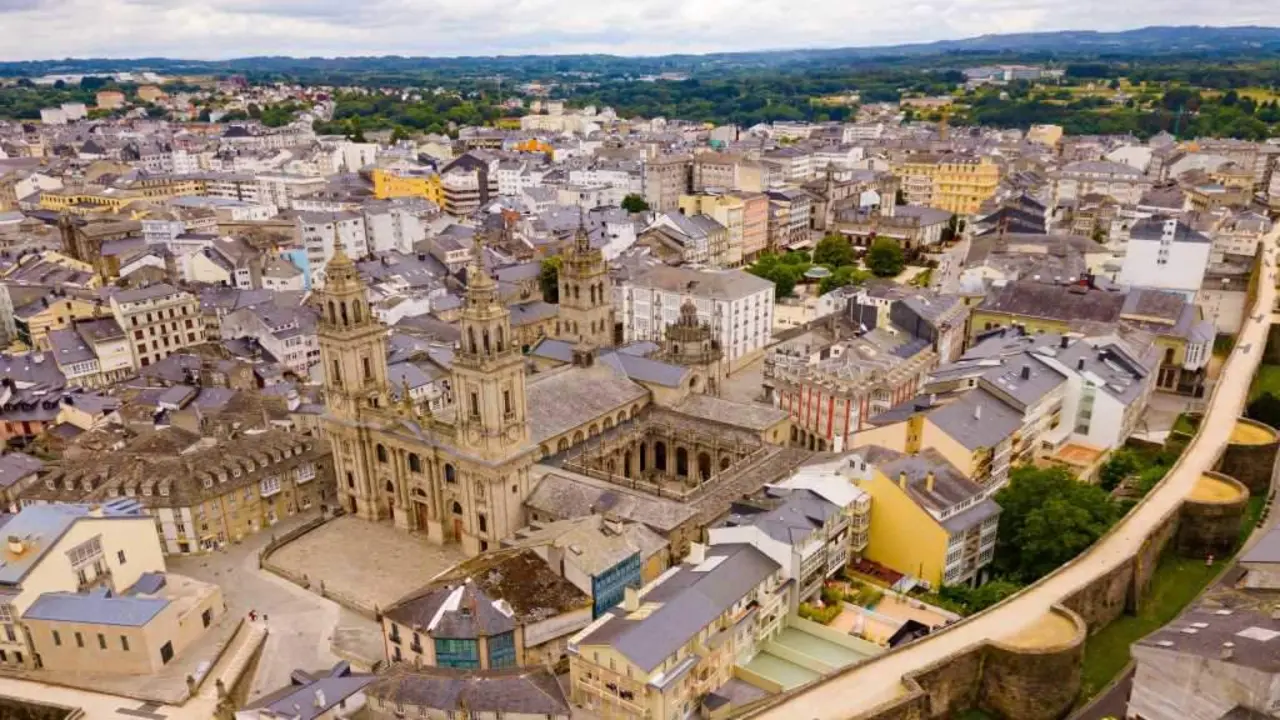 Panor&aacute;mica da cidade de Lugo. (Foto: N&oacute;s Diario)