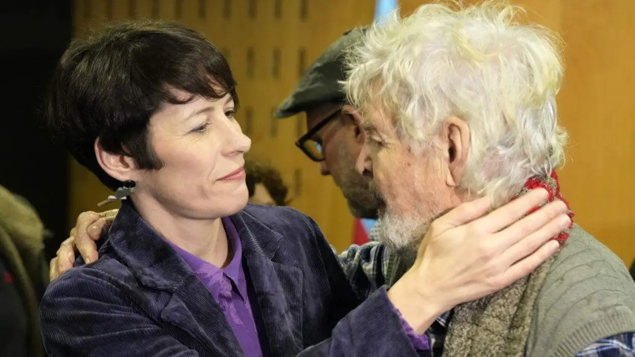 Ana Pont&oacute;n e Xos&eacute; Manuel Beiras. (Foto: &Aacute;lvaro Ballesteros / Europa Press).