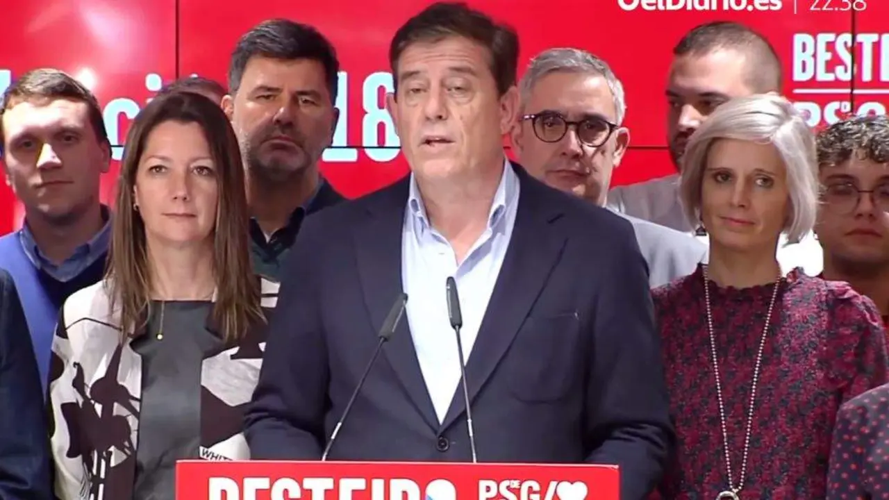 Rolda de prensa de Jos&eacute; Ram&oacute;n G&oacute;mez Besteiro.