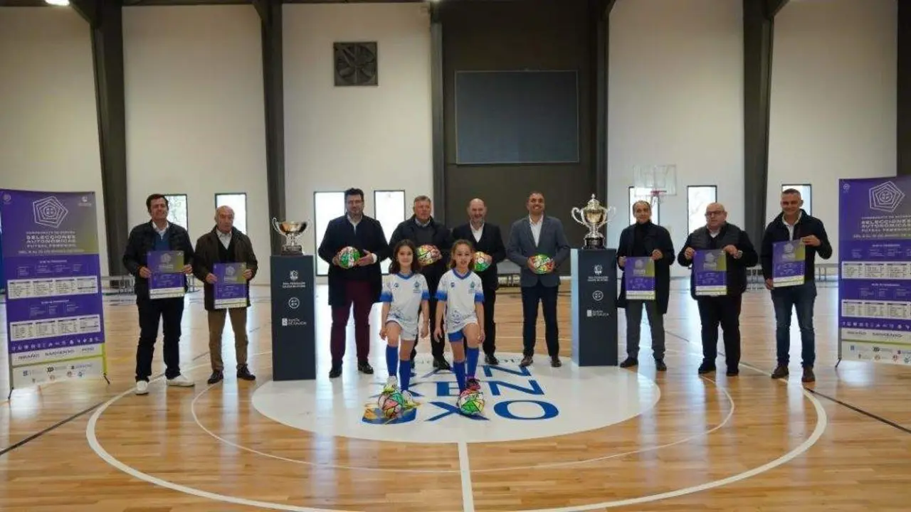 Presentaci&oacute;n do evento esta segunda feira. (Foto: RFGF).