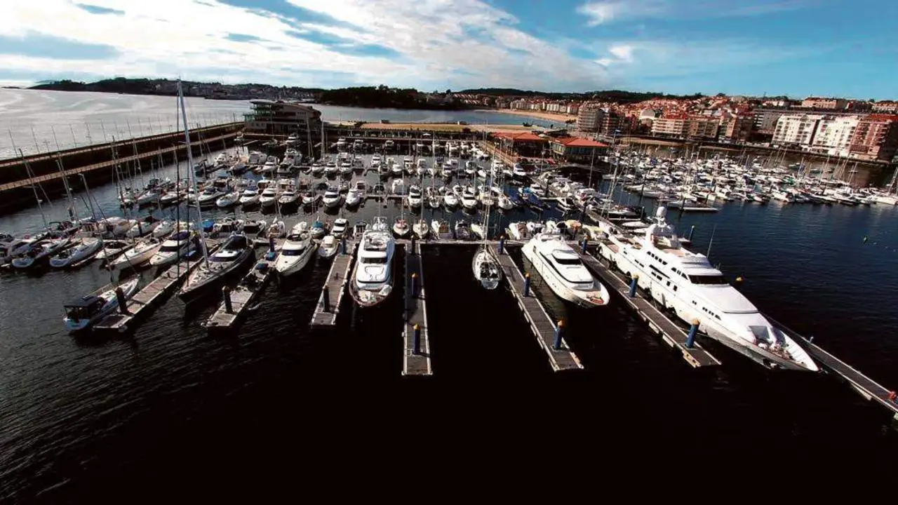 Porto deportivo de Sanxenxo, na comarca do Saln&eacute;s. (Foto: Sea Galicia)