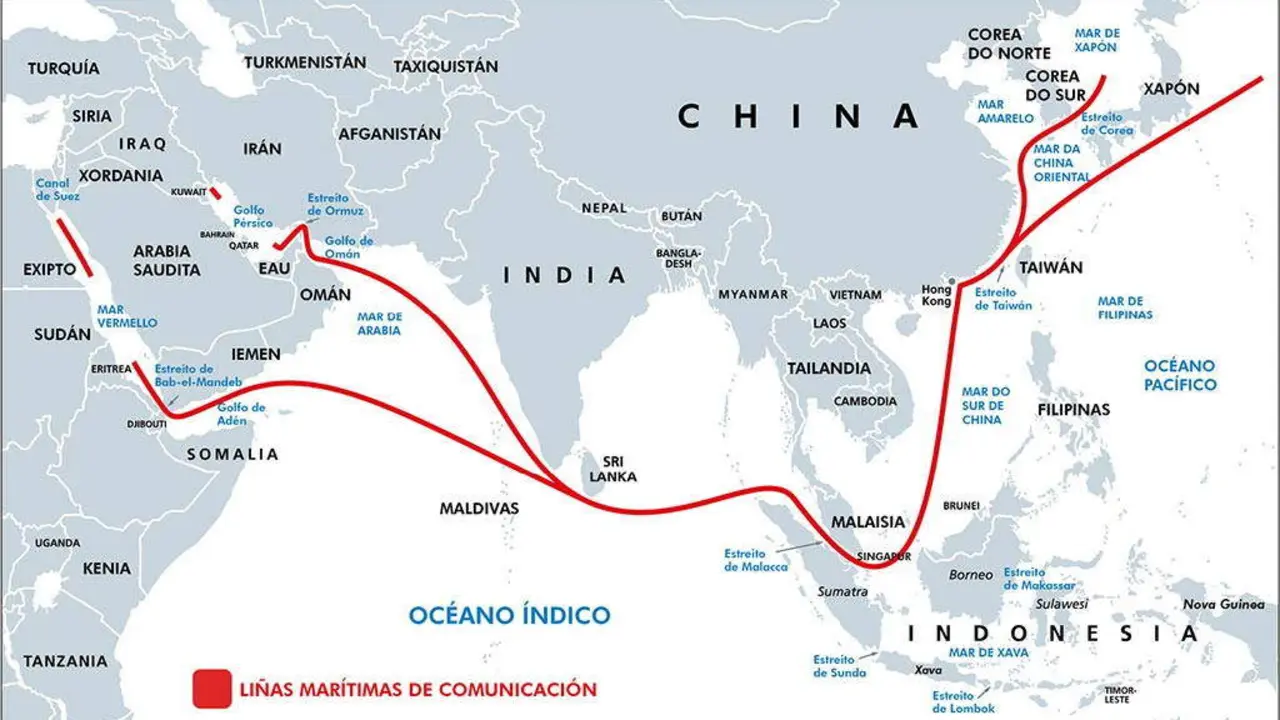 Algunhas das rutas comerciais m&aacute;is importantes a nivel internacional cruzan o Indo-Pac&iacute;fico. (Foto: Peter Hermes Furian).