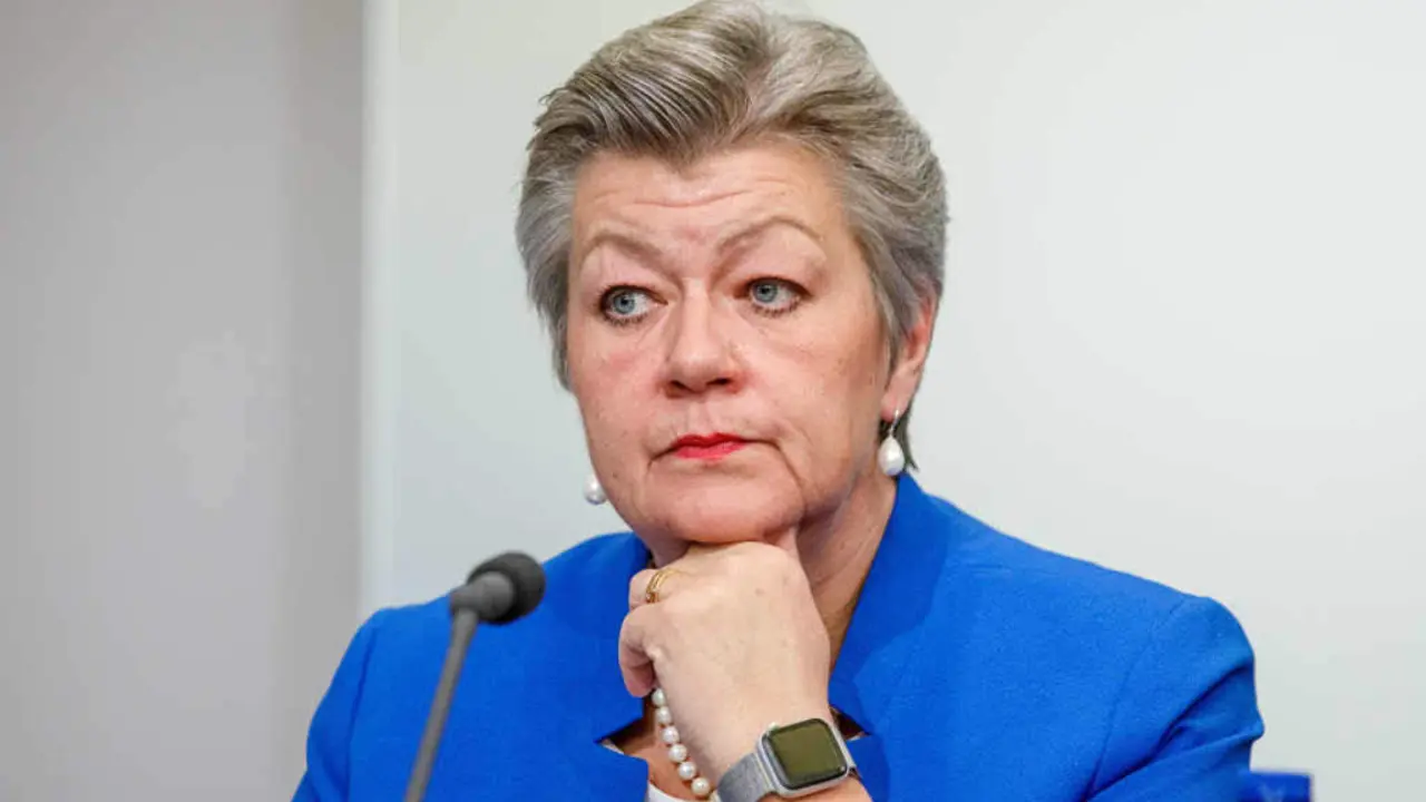 A comisaria de Asuntos Internos da UE, Ylva Johansson. (Foto: Hatin Kaghat/ Europa Press / Contacto).