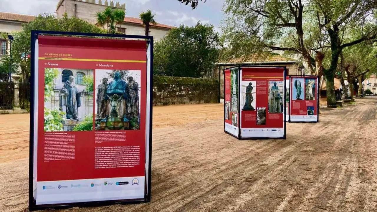 A mostra 'Os vieiros de Asorei' que se pode ver en Cambados. (Foto: Xurxo Lobato)