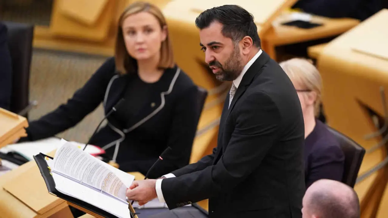 O primeiro ministro escoc&eacute;s, Humza Yousaf (SNP). (Foto: Andrew Milligan / PA Wire / DPA v&iacute;a Europa Press)