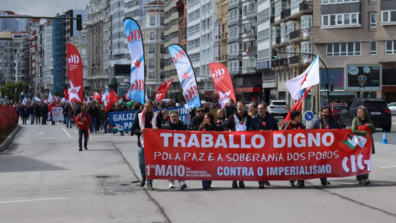 Marcha da CIG na Coru&ntilde;a
