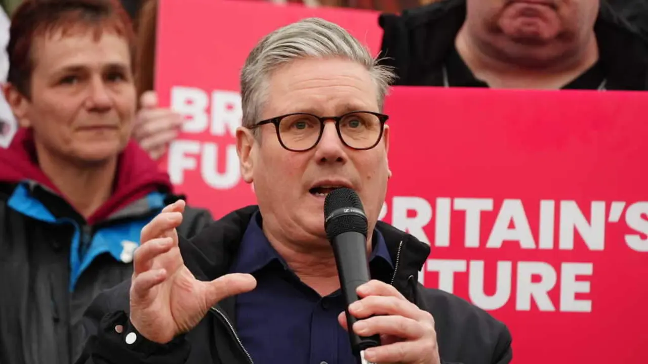 Keir Starmer, que encabeza o Partido Laborista brit&aacute;nico, a sexta feira. (Foto: Peter Byrne / PA Wire / DPA)