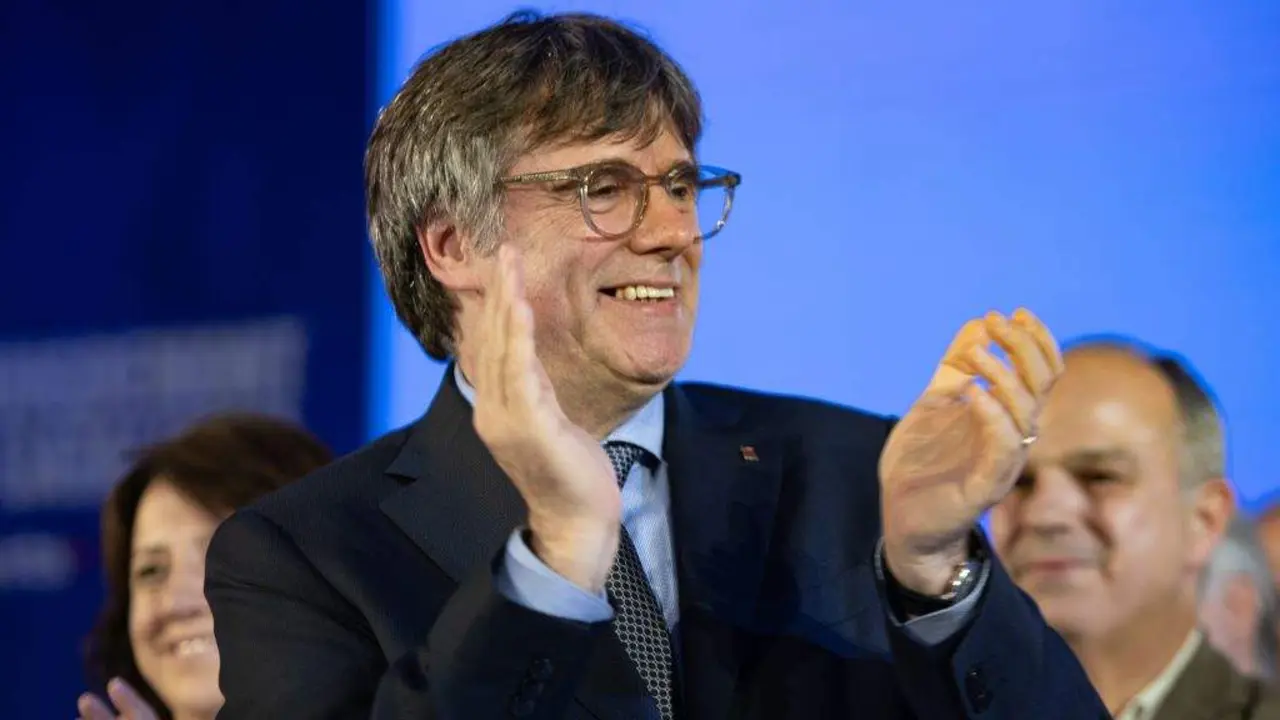 O l&iacute;der de Junts, Carles Puigdemont (Foto: Gl&ograve;ria S&aacute;nchez / Europa Press).