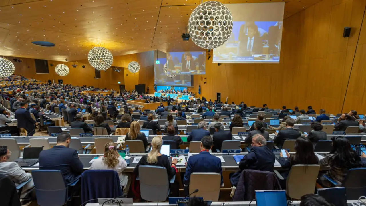 Primeiro d&iacute;a do debate para un tratado contra a biopiratar&iacute;a, a segunda feira. (Foto: N&oacute;s Diario)