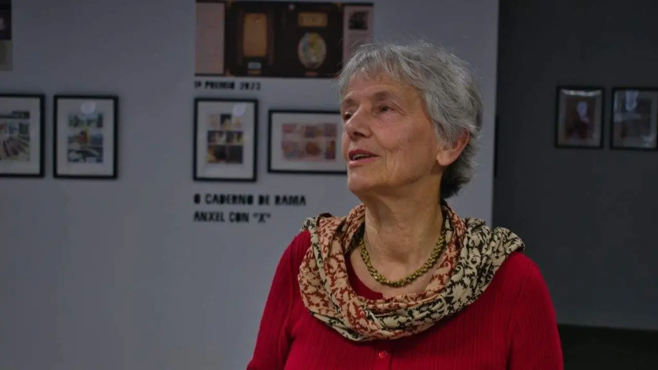 Nanina Santos foi a primeira directora de 'Andaina' e &eacute; unha das voces m&aacute;is potentes da revista e do pensamento feminista galego. (Foto: Andaina).