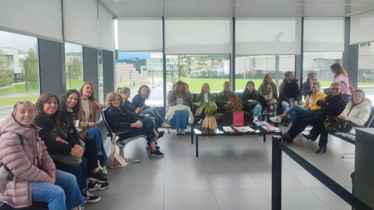 Feche das traballadoras de Inditex en Arteixo. (Foto: N&oacute;s Diario)