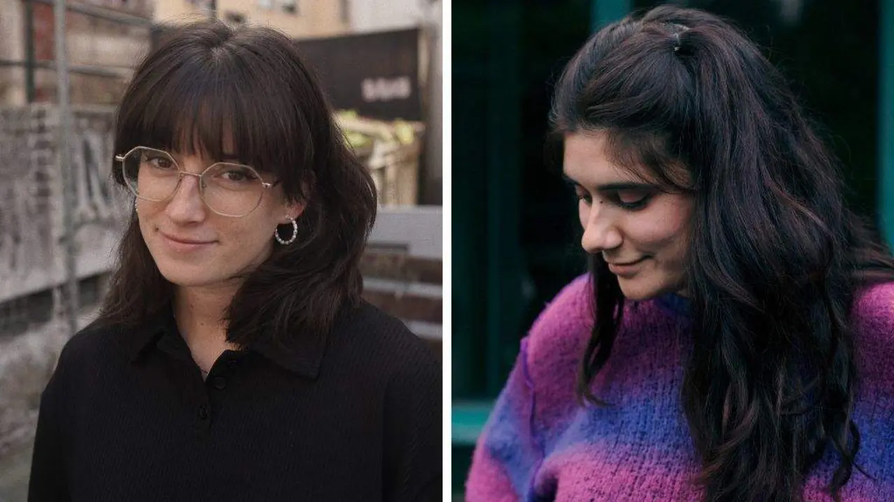 &Aacute; dereita, Luc&iacute;a Est&eacute;vez; &aacute; esquerda, Eira Losada. (Fotos: Paula Pereira | Ro L&oacute;pez)