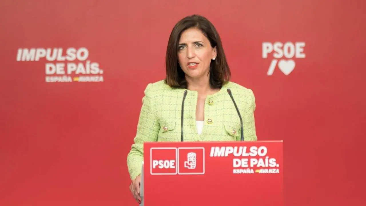 A portavoz do PSOE, Esther Pe&ntilde;a. (Foto: Diego Radam&eacute;s / Europa Press)