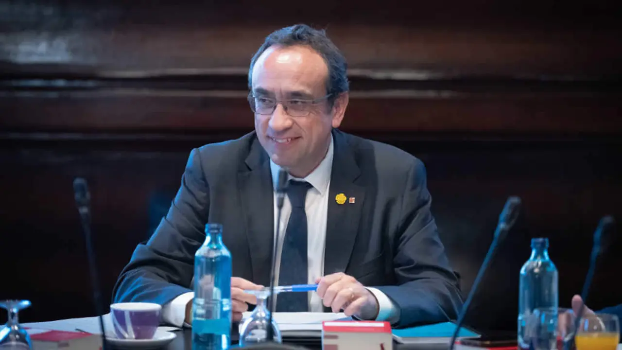 Josep Rull (Junts), a terza feira. (Foto: David Zorrakino / Europa Press)