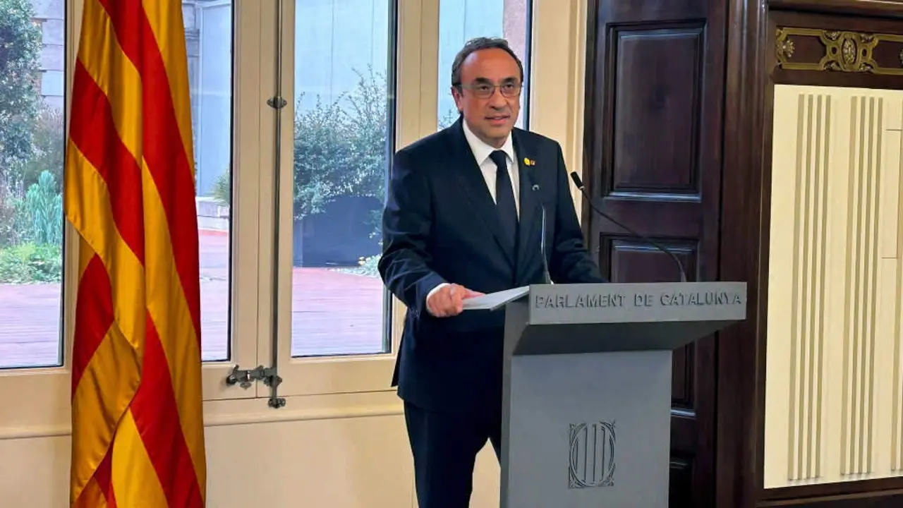 Josep Rull (Junts), a cuarta feira. (Foto: Europa Press)