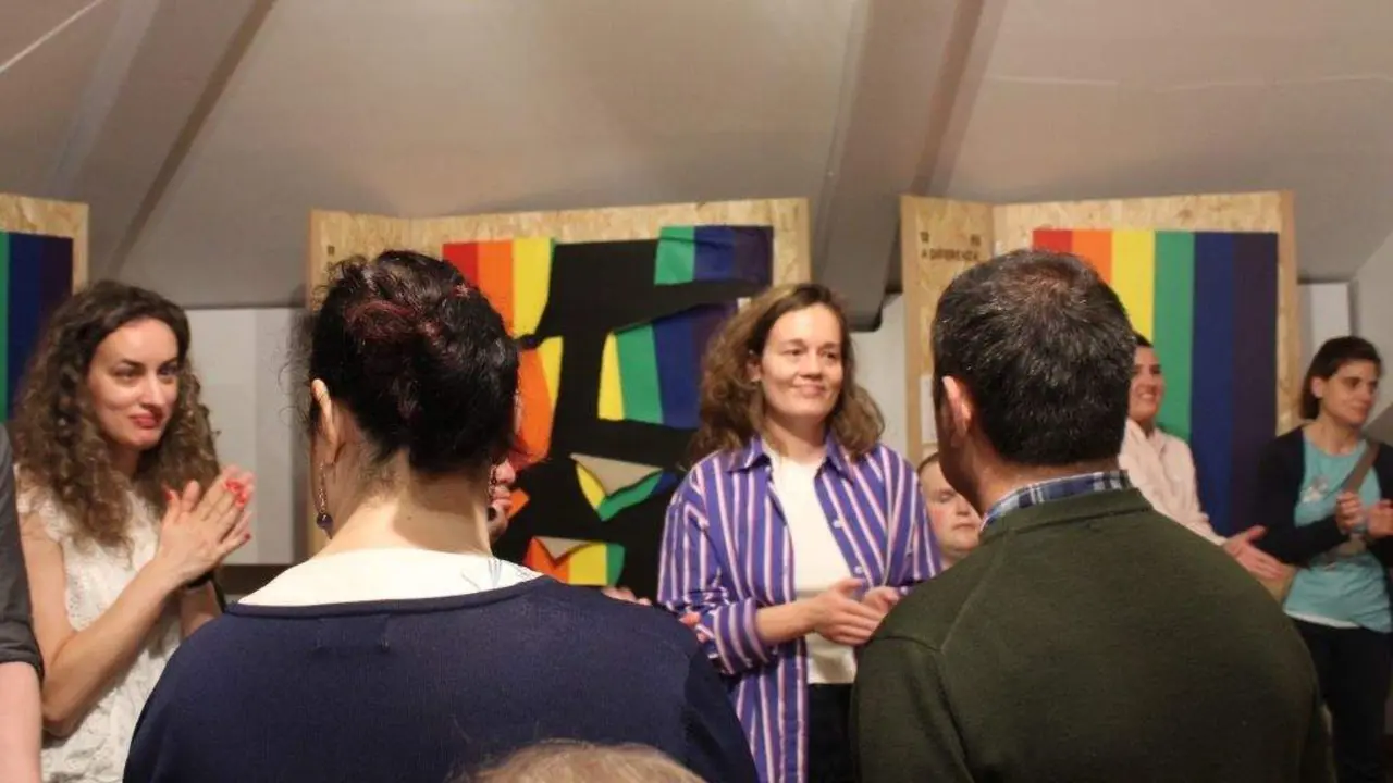 Iria Castro inaugurou a exposici&oacute;n.