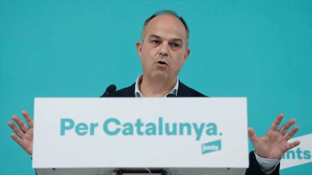 Jordi Turull, secretario xeral de Junts, a segunda feira. (Foto: David Zorrakino / Europa Press)
