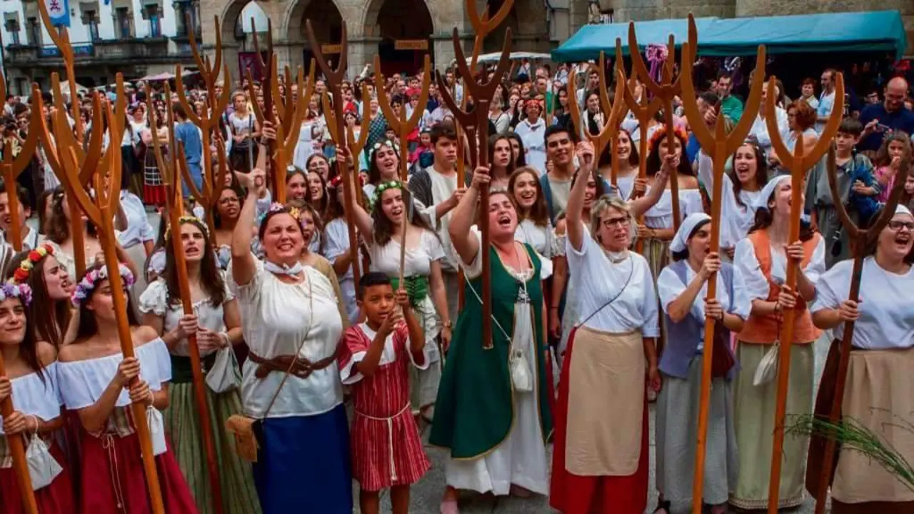 A Revolta Irmandi&ntilde;a na Feira Franca Medieval de Betanzos. (Foto: Feira Franca de Betanzos)