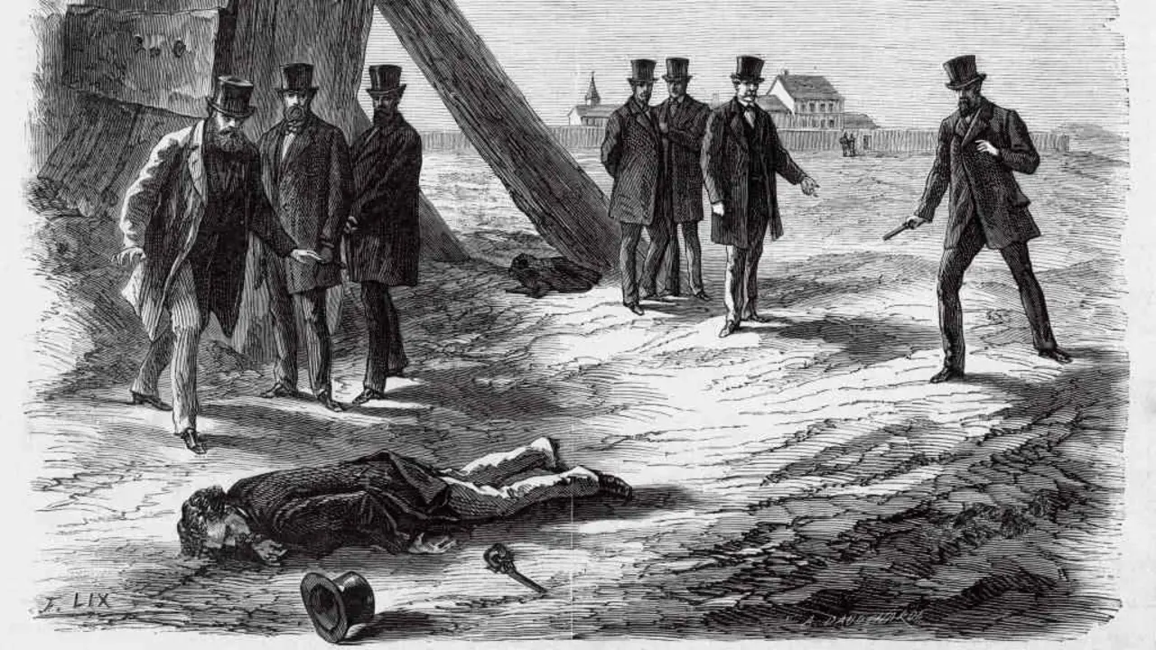 Acabar&iacute;an enfront&aacute;ndose, en 1870, nun duelo con pistolas que provocou a morte do duque sevillano. (Foto: Archivist)