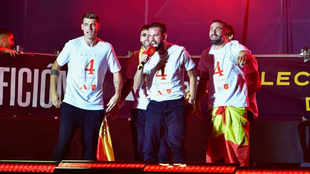 &Aacute;lvaro Morata, Nacho Fern&aacute;ndez e Dani Carvajal (Foto: &Oacute;scar Ortiz / Europa Press).