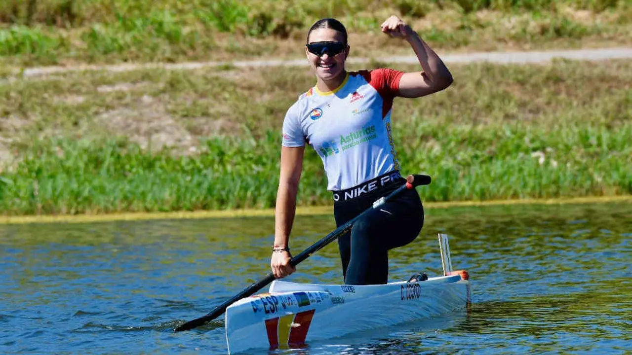 Claudia Couto no Campionato de Europa Sub-23 en 2023 (Foto: N&oacute;s Diario).
