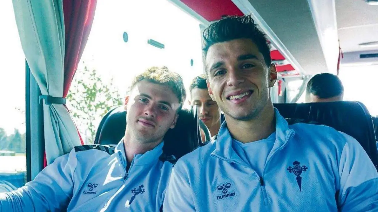 Williot e Tasos agardan seguir goleando en Francia e Inglaterra. (Foto: RC Celta).