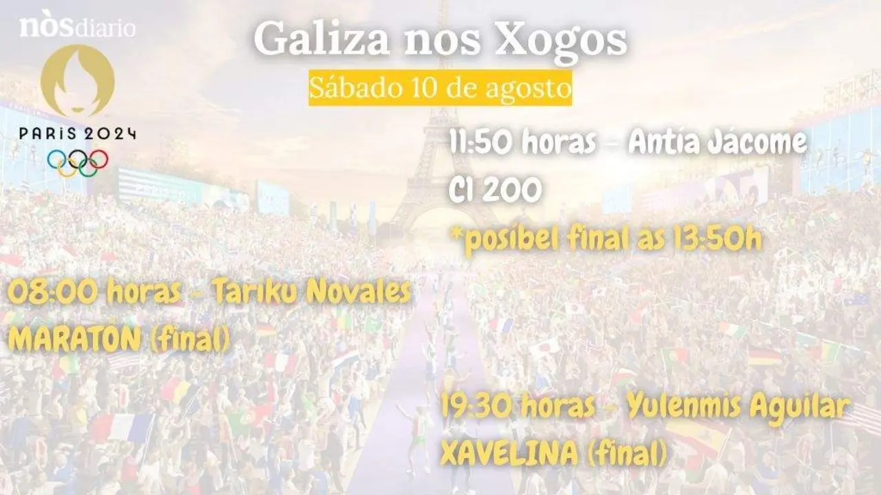 Os eventos do deporte galego para este s&aacute;bado 10 de agosto.