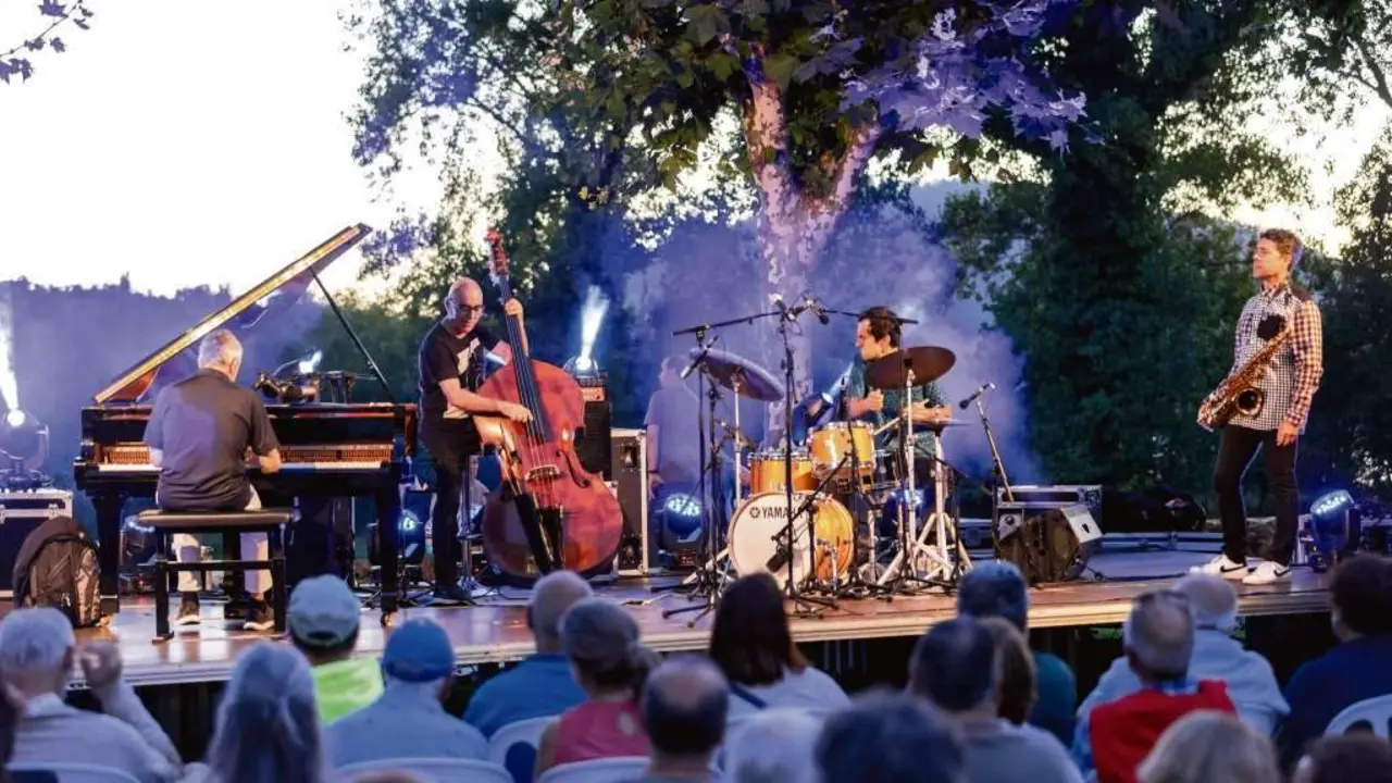 Xos&eacute; Migu&eacute;lez and Jean-Michel Pilc Quartet durante a s&uacute;a actuaci&oacute;n no pasado Festival Jazz de R&iacute;a, en Cedeira (Foto: Pixel&iacute;n Photo)