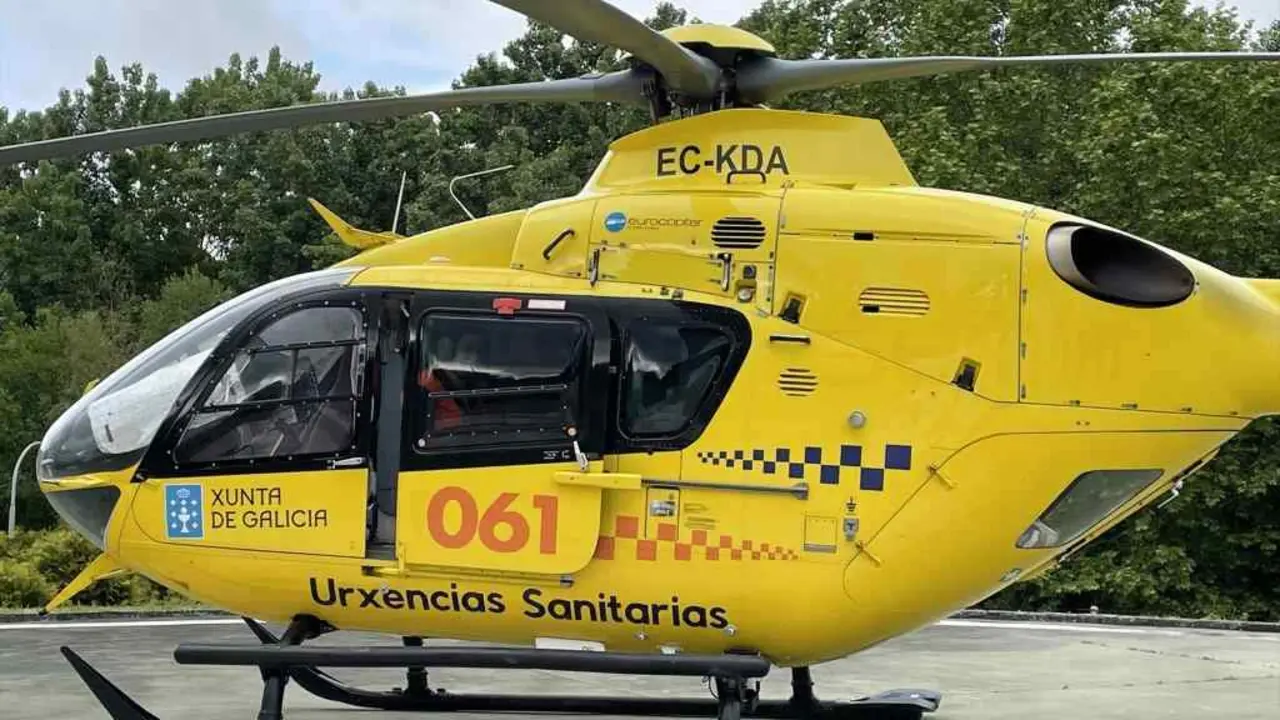 Imaxe de arquivo dun helic&oacute;ptero medicalizado. (Foto: Europa Press)