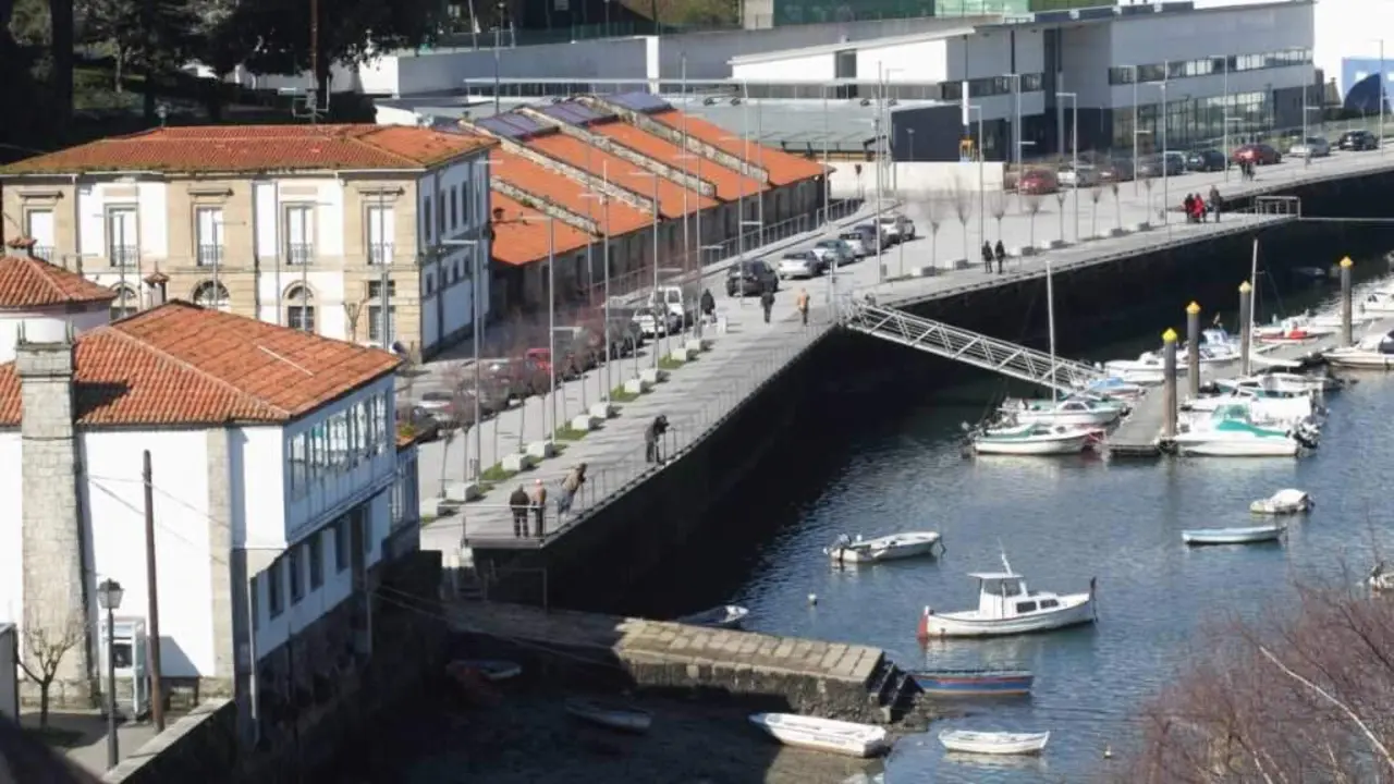 Porto de Pontedeume. (Foto: Concello de Pontedeume)