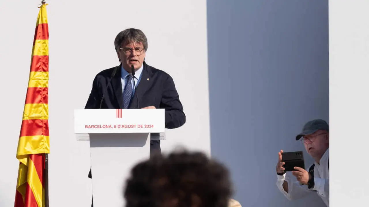 Carles Puigdemont (Junts). (Foto: David Zorrakino / Europa Press)